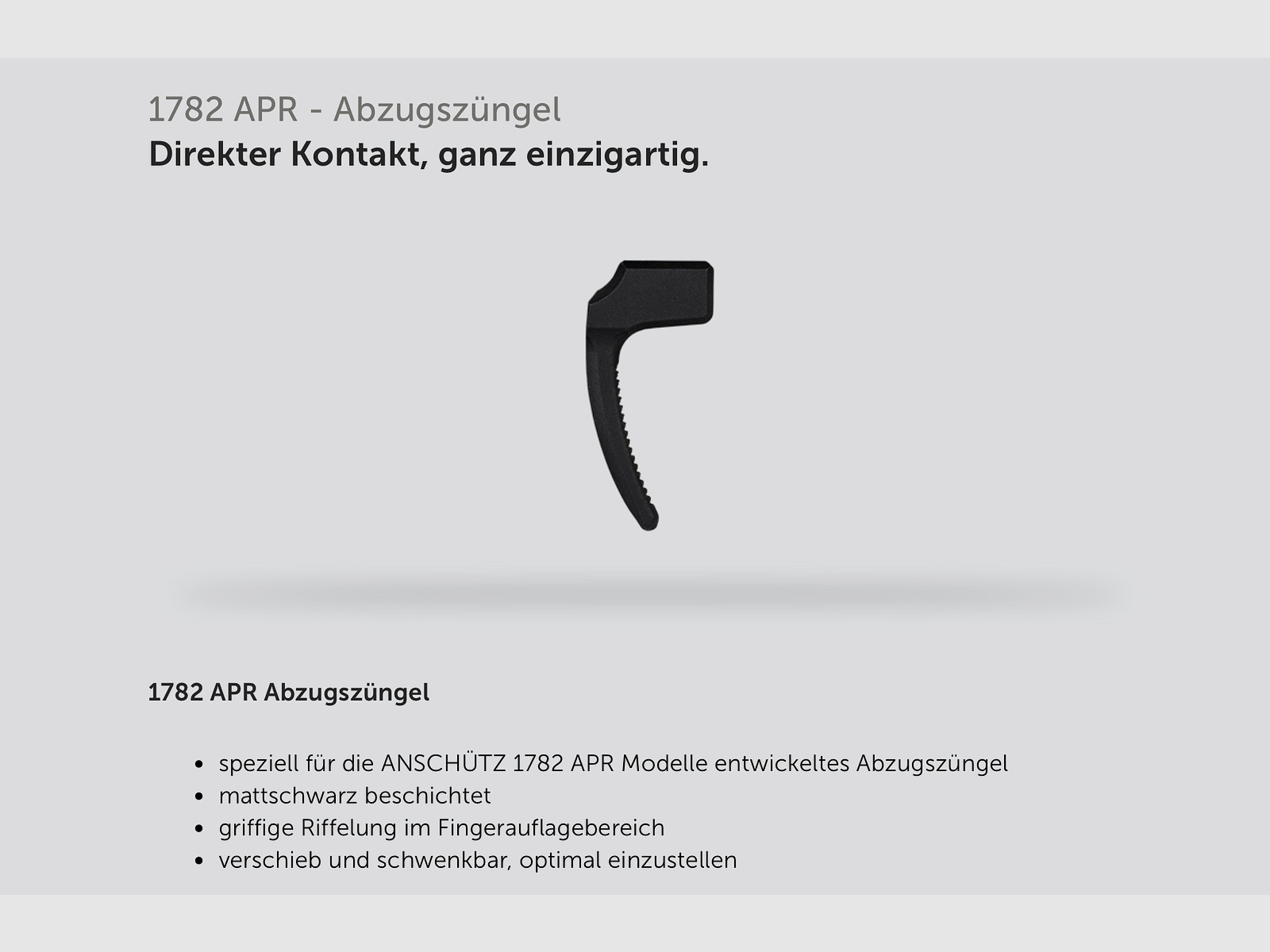 J.G. Anschütz 1782 D APR Grey 6.5 Creedmoor Gold "TIN" in the ACC Premier Chassis by MDT M18x1 660 LL