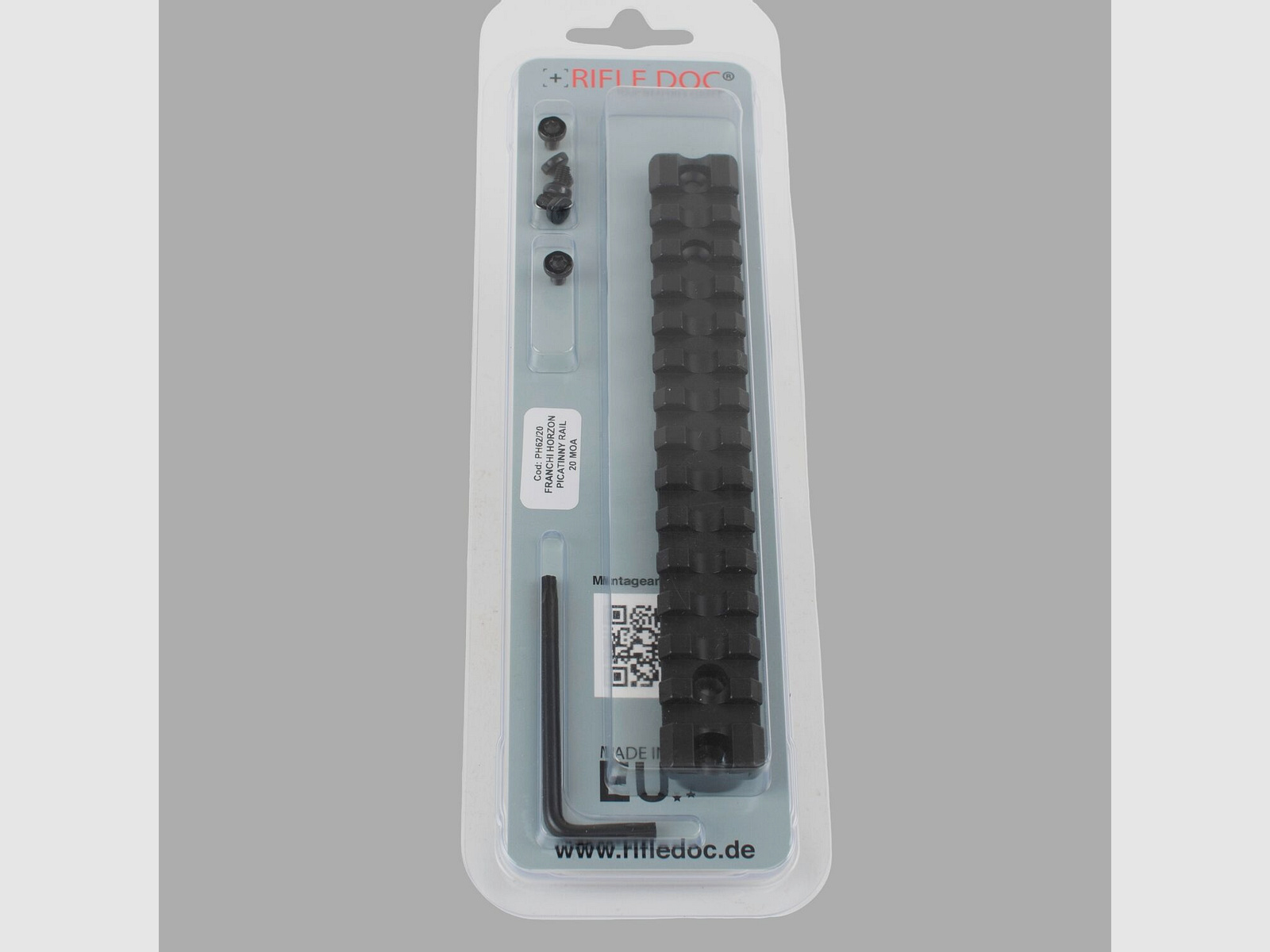 Rifle Doc Picatinny Weaver RAIL in ACCIAIO per FRANCHI HORIZON