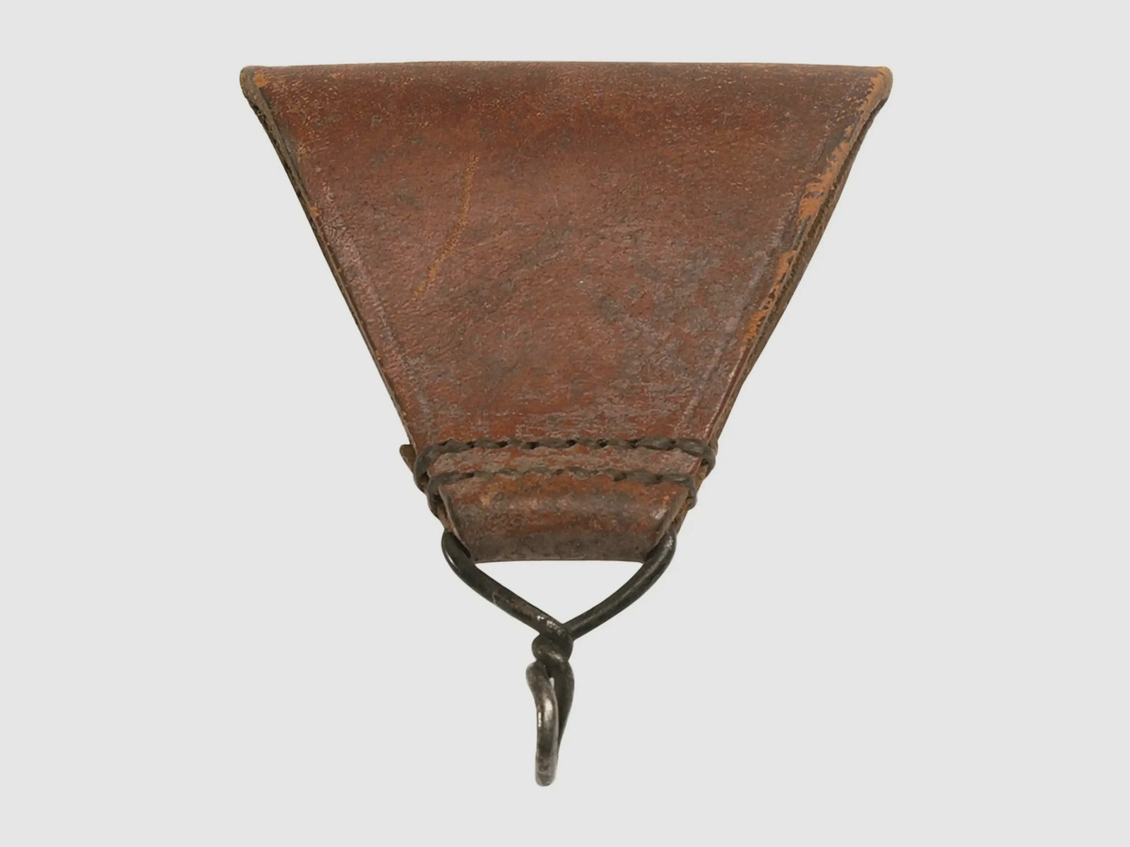 Französische Armee Französische Armee Franz. Koppelschlaufe Dreieck Leder gebraucht