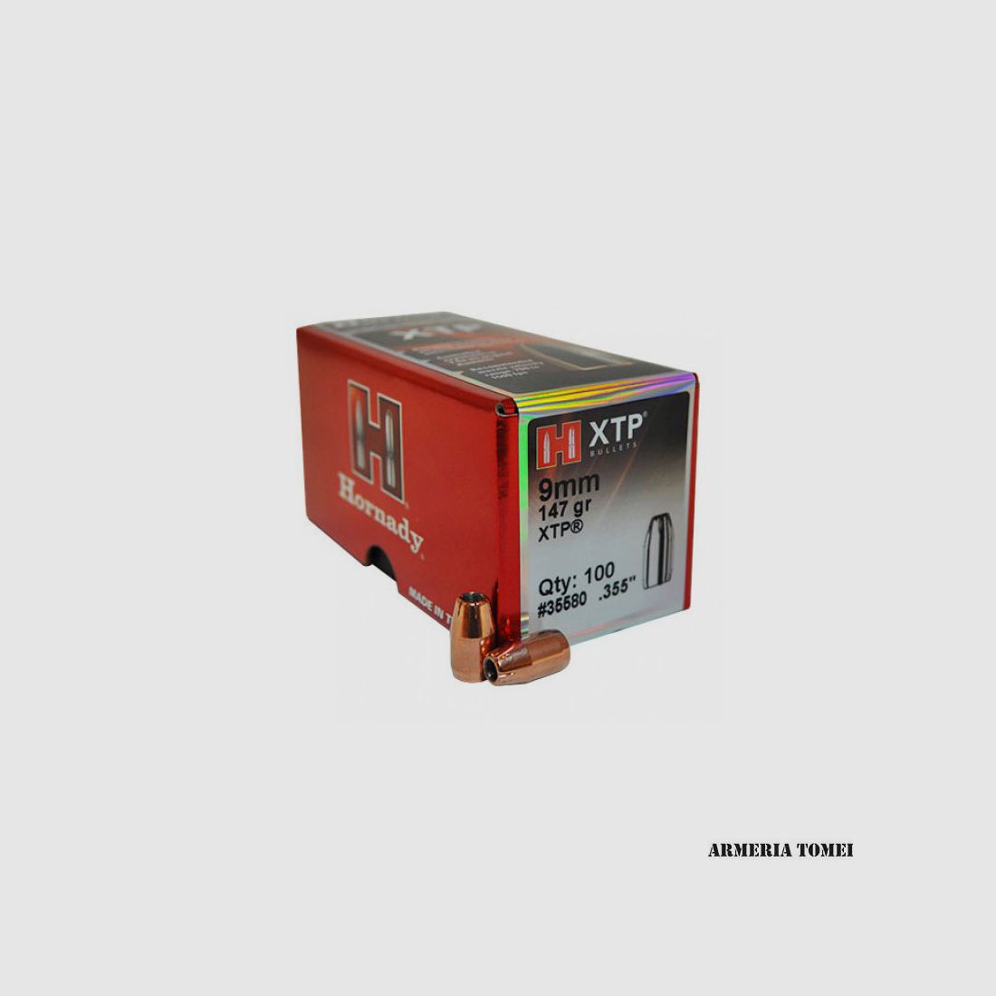 RELOADING BULLE – HORNADY – 9mm .355 147 gr XTP® -35580
