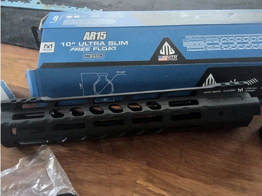 UTG 10" Free Float Vorderschaft AR15 NEU