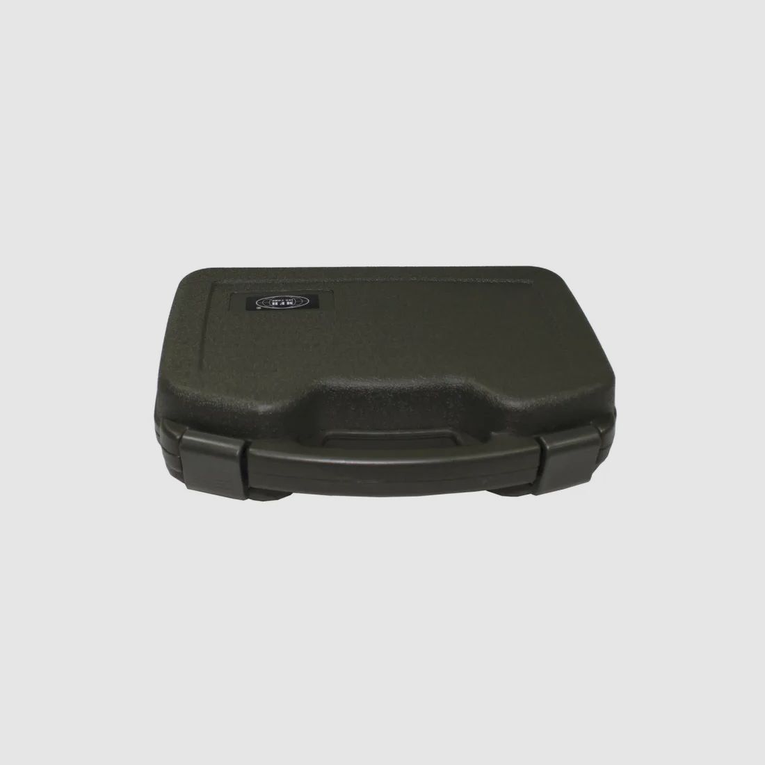 Pistol case, plastic, large, lockable, olive