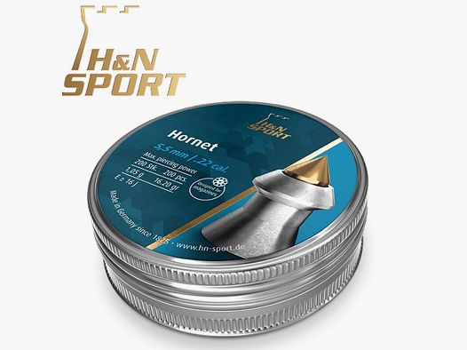 H&N Hornet Diabolos kal. 5,50 mm. Blik 200 st. van 1,18 g.