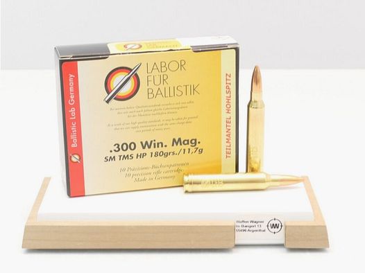 Labor für Ballistik SM TMS HP 7,0g A10 .300 Win.Mag.