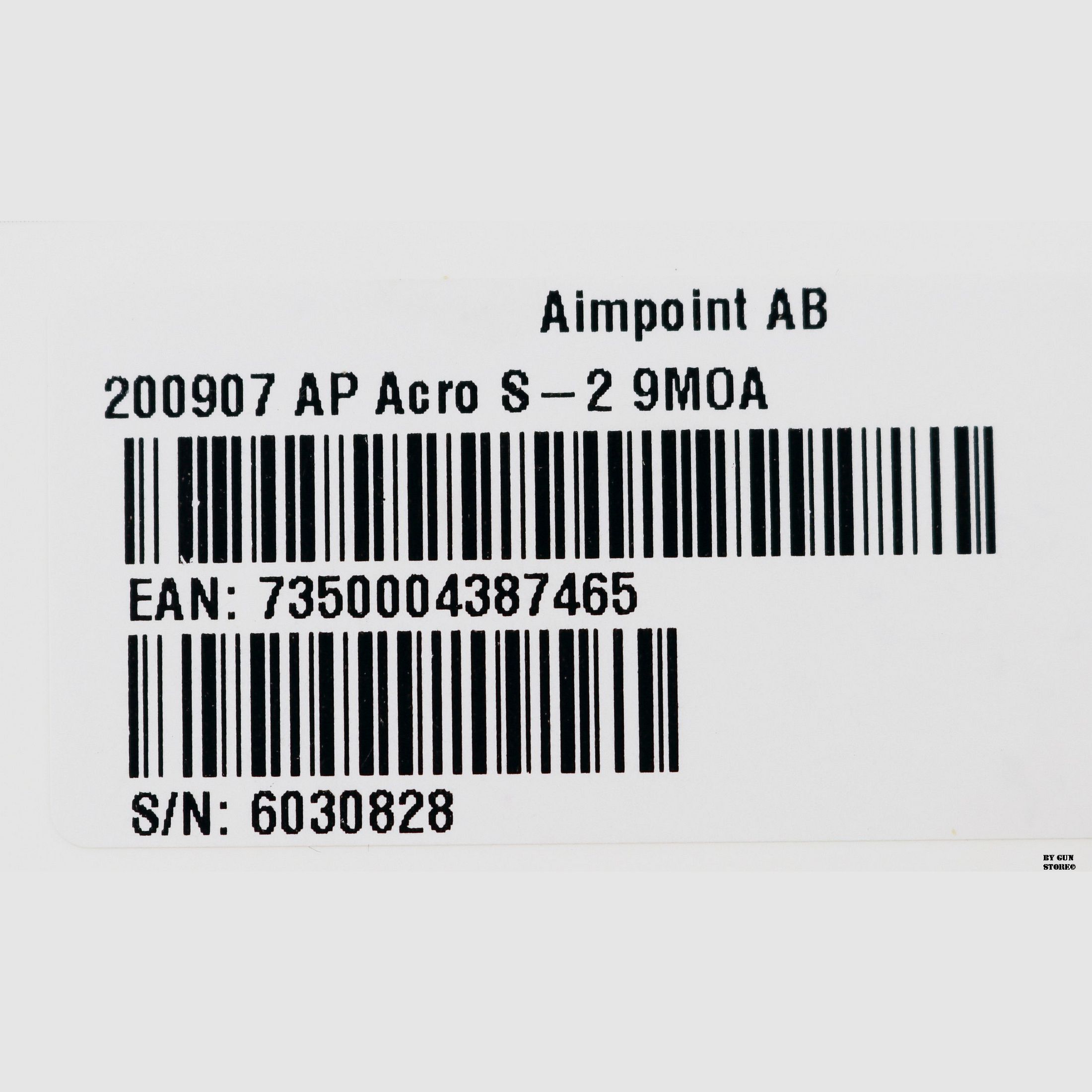 Aimpoint Acro® mod. S-2 9 MOA – Rotpunktvisier mit integrierter Schienenmontage für Gewehr #200907, Bild 5 von 6