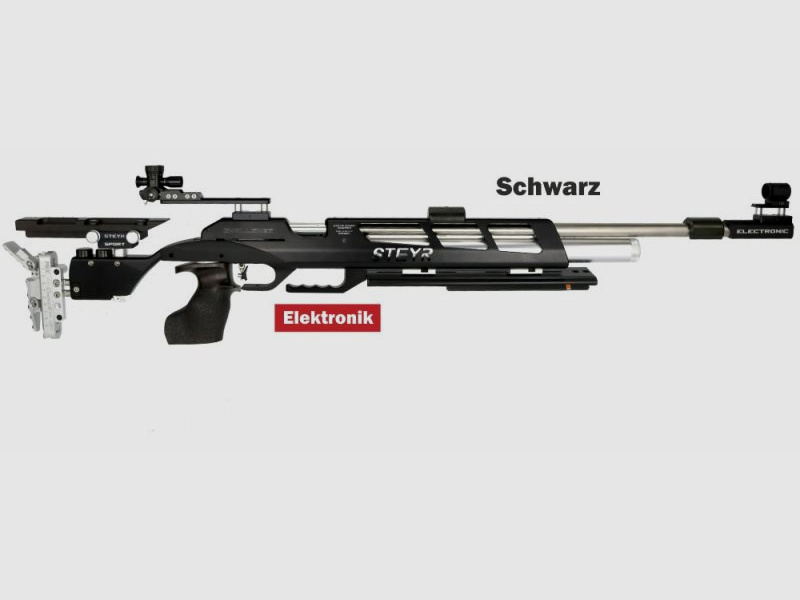 Luchtgeweer STEYR Challenge-E (elektronica) - HIGH END, ondersteuning