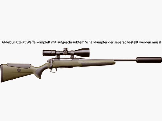 Offerta completa Haenel NXT Composite con Parforce PZ1 3-12x56i PA, calibro .308 Win.