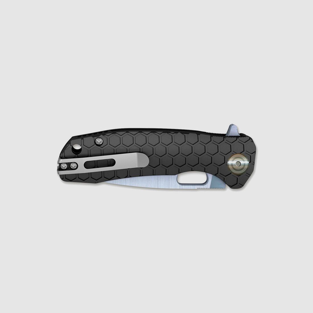 Cuchillo Plegable Honey Badger Flipper D2 Grande Negro - 01HO028, imagen 2 de 2