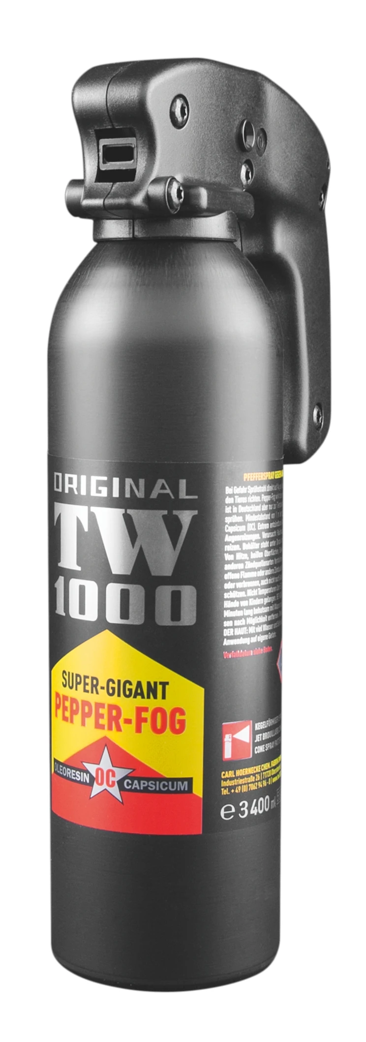 TW 1000 Gigant Fog spray au poivre 400 ml à cône
