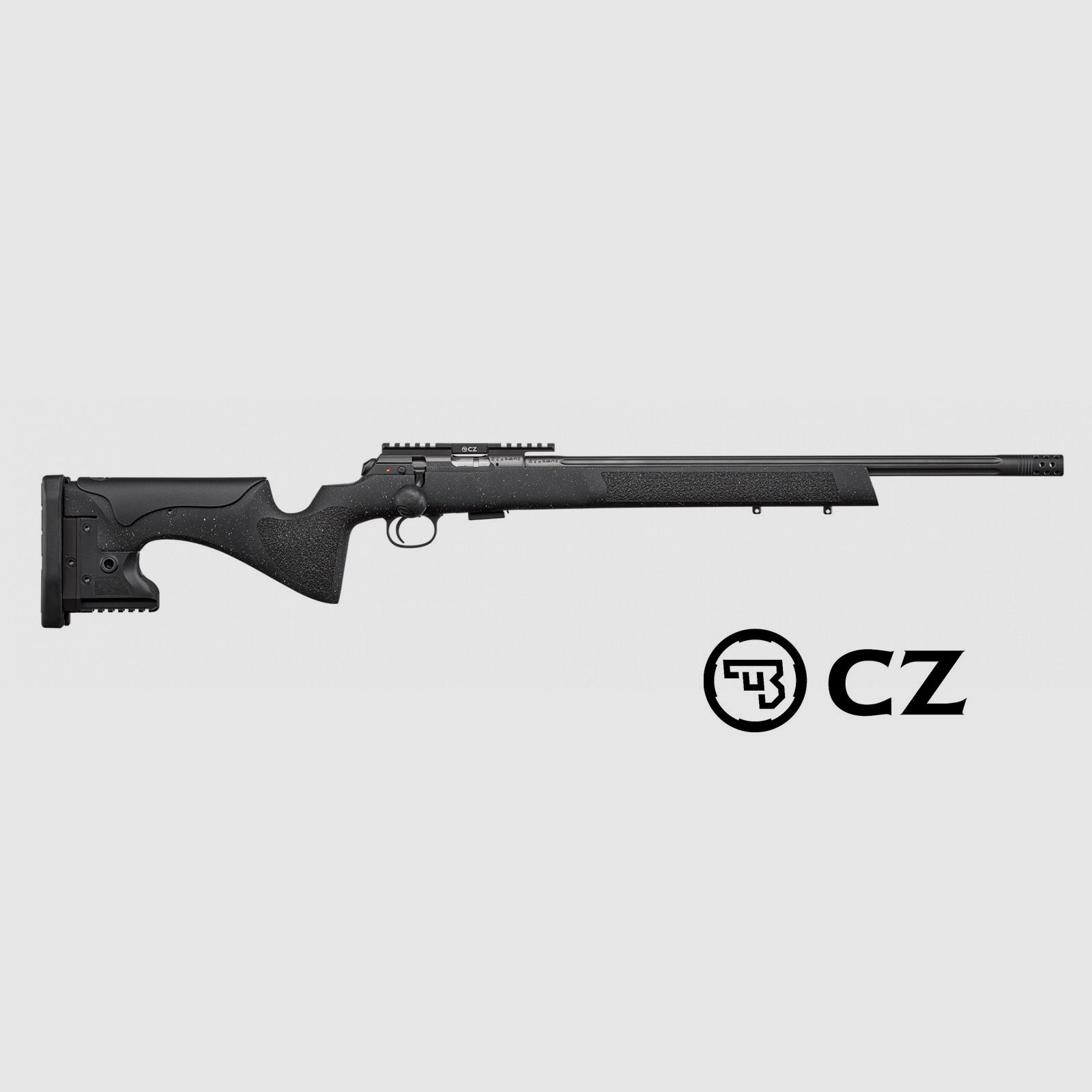 CZ 457 Długozasięgowy Precyzyjny Czarny Z Gwintem 20" .22lr