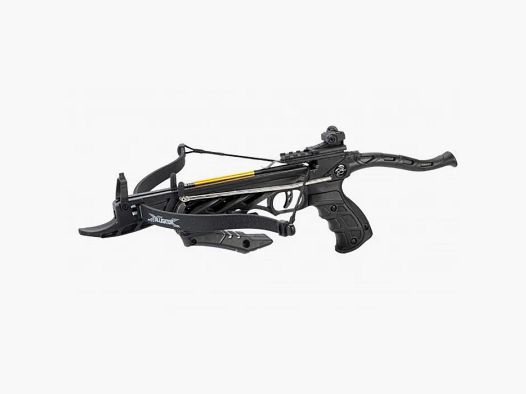 Arco a pistola "ALLIGATOR I", colore: Nero, 80 lbs / 35kg, con meccanismo di auto-tensione