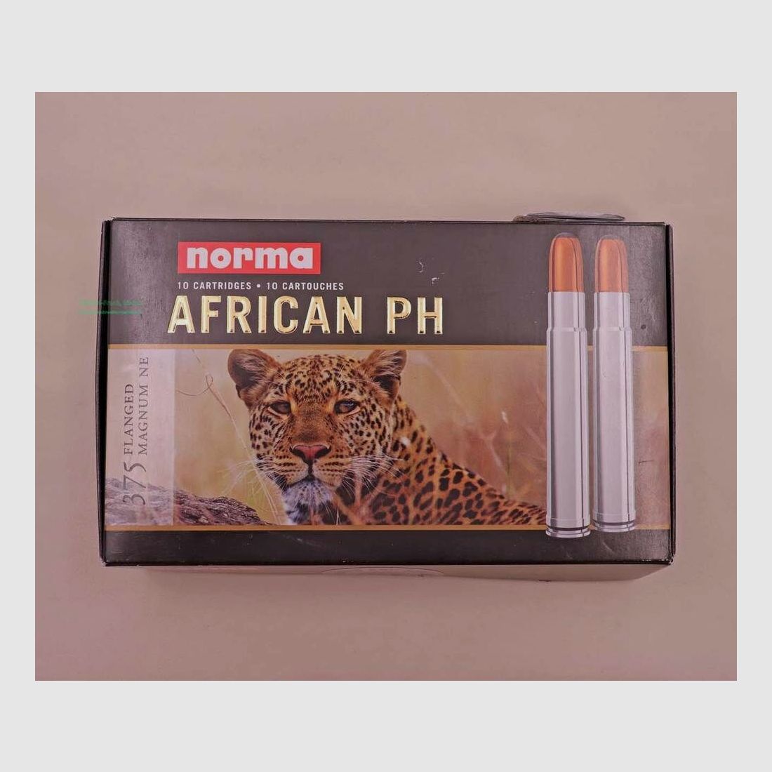Norma 8 Patronen African PH .375Mag/Flanged