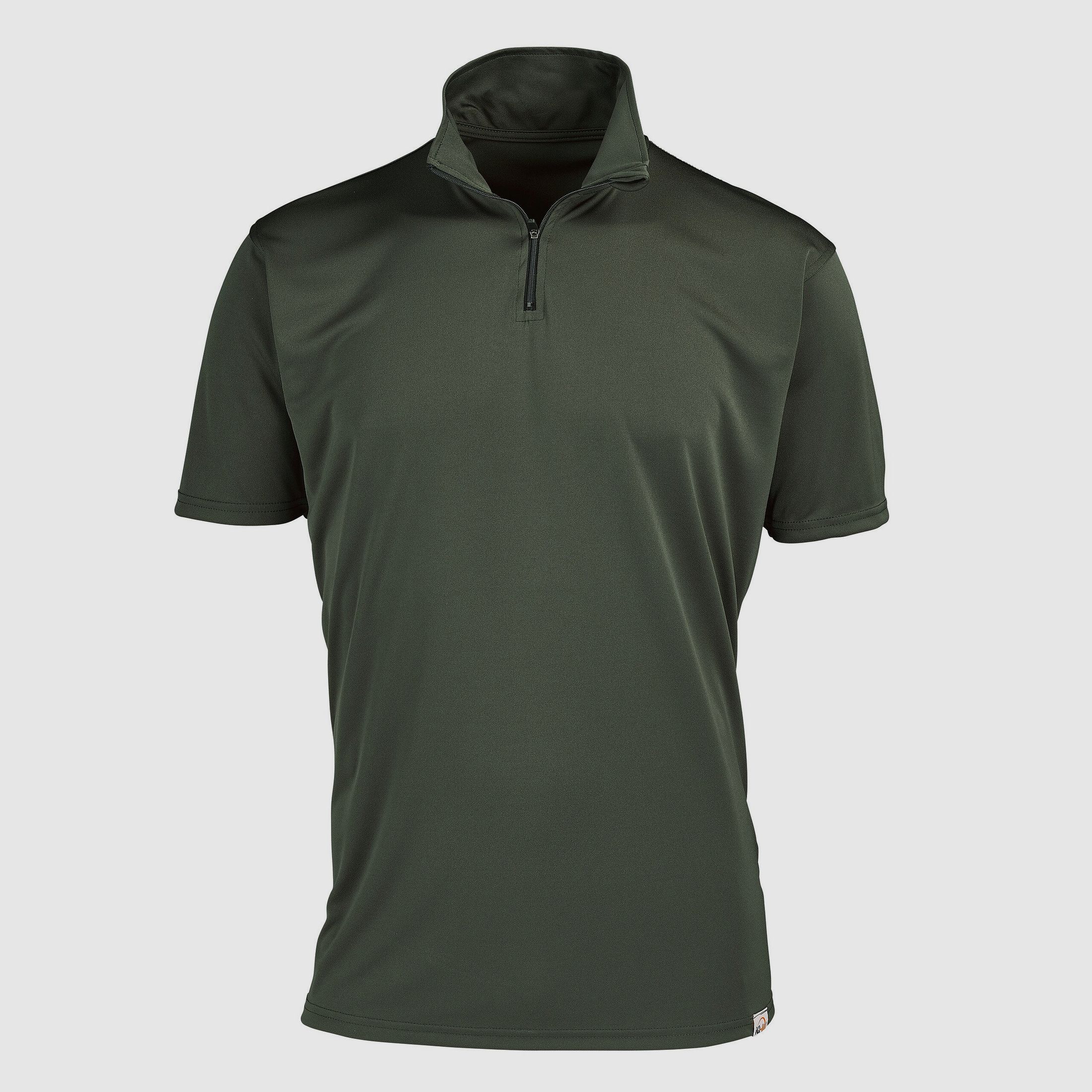 IQ-UV Funktionsshirt Korte Mouw Zip UV 50+
