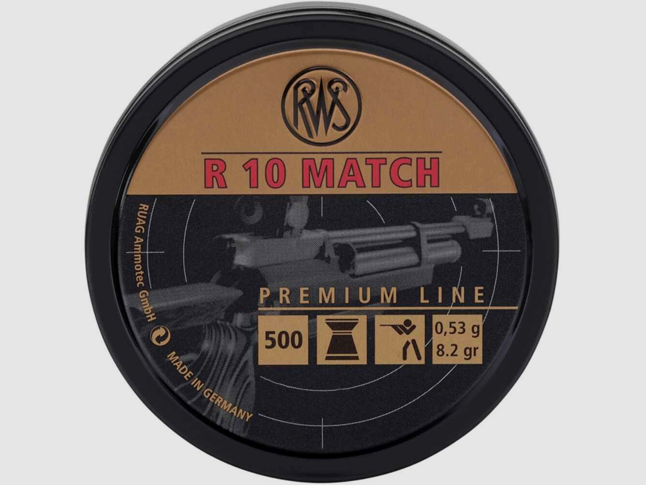 RWS 4.48mm Diabolo R 10 Match 0.53g