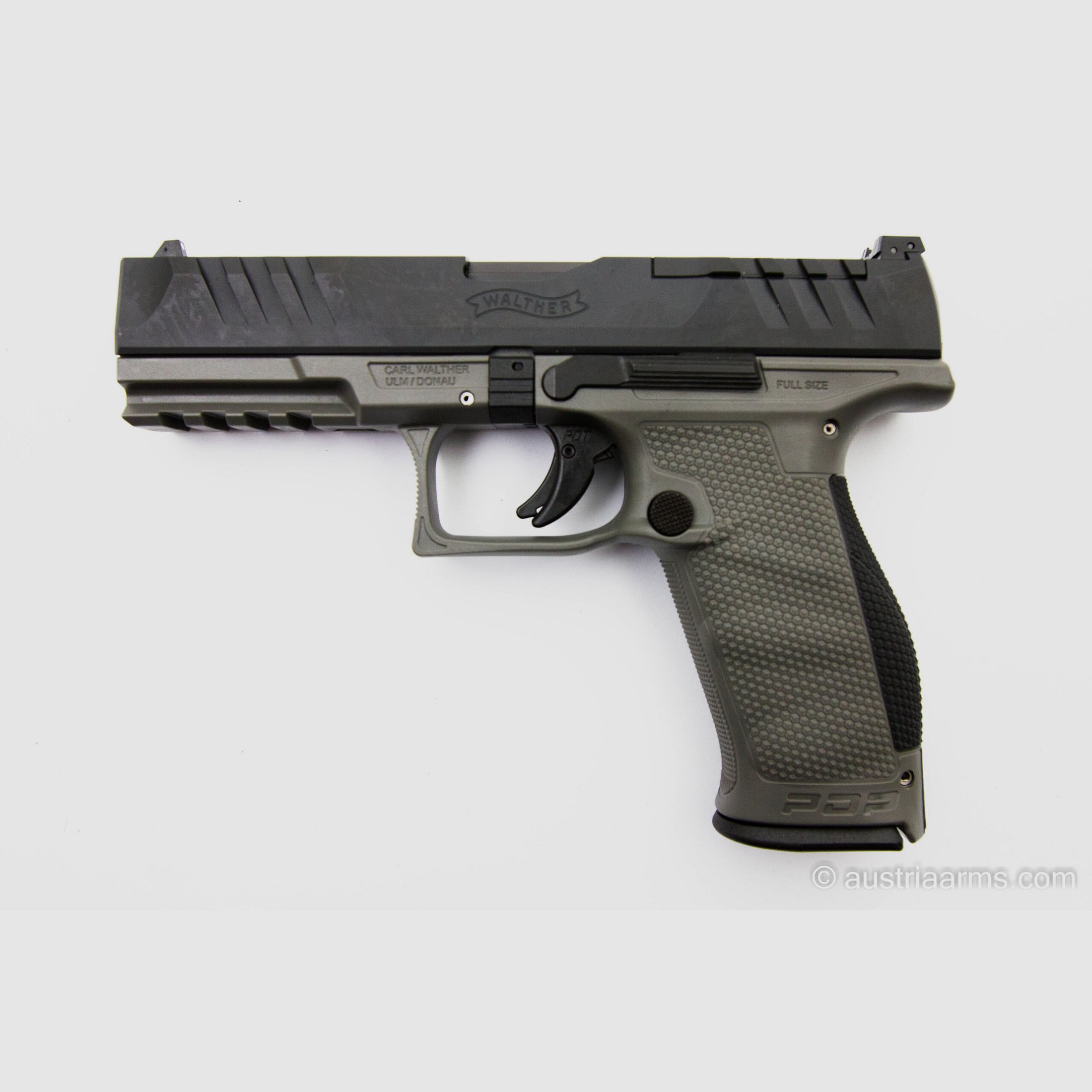 Walther PDP, Stealth Grey color, service weapon size 4.5 inches, 9 x 19 mm, image 1 of 2
