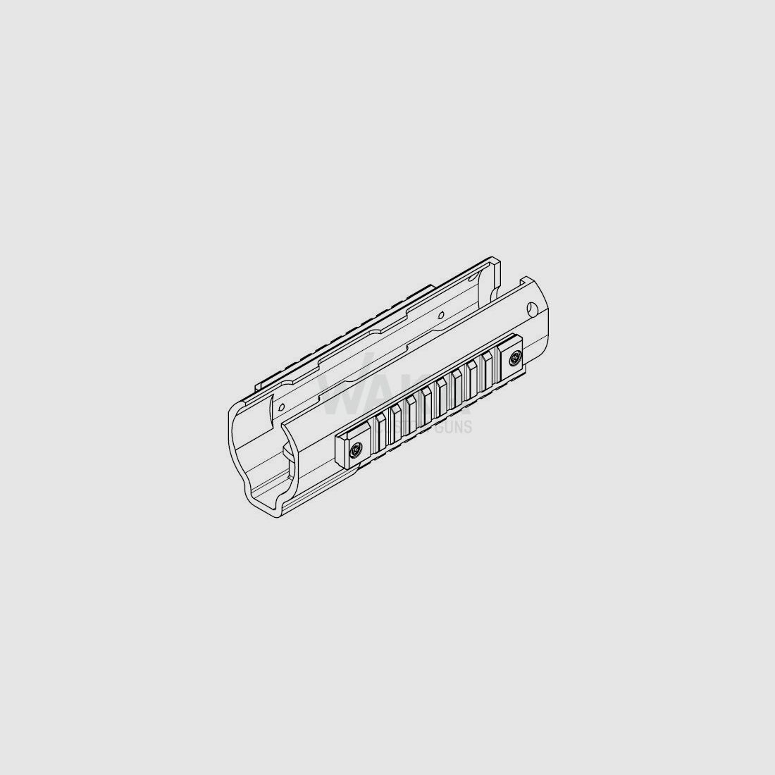 B&T Handschutz TL99 3x NAR (1x onder & 2x zijkant) voor HK MP5