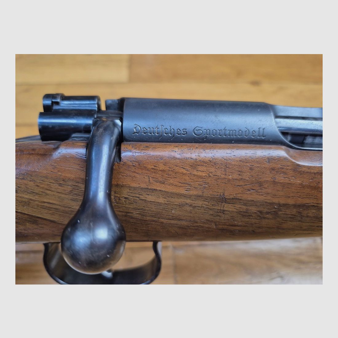 Sehr schöne Trainingsbüchse DSM 34 des III. Reichs – 22LR – Seltene Herstellung „GECO“ – Waffe von 1936 – Mono-Nummer – Ausgezeichneter Zustand – TBE++, Bild 11 von 34