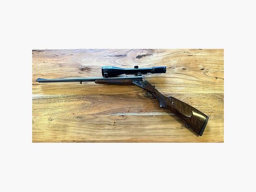 Doppelbüchse 9,3x74R mit Swarovski Habicht 3-12x56