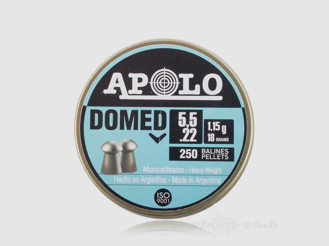 Apolo Domed Diabolos 5,5mm / 1,15 g / 250 Stk