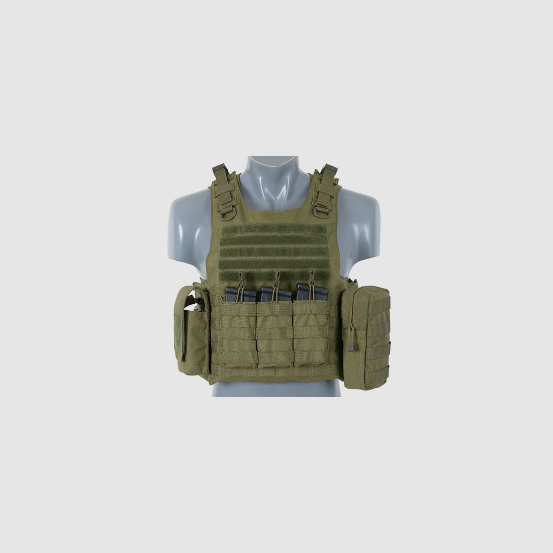 Lightweight AAV FSBE Assault Vest System V2 - OLIVE [8FIELDS]