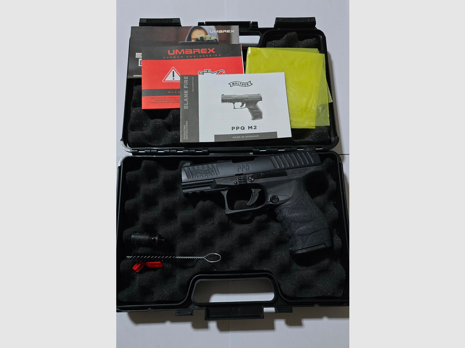 Walther PPQ Tungsten Grau Cerakote 9mm PAK Schreckschuss