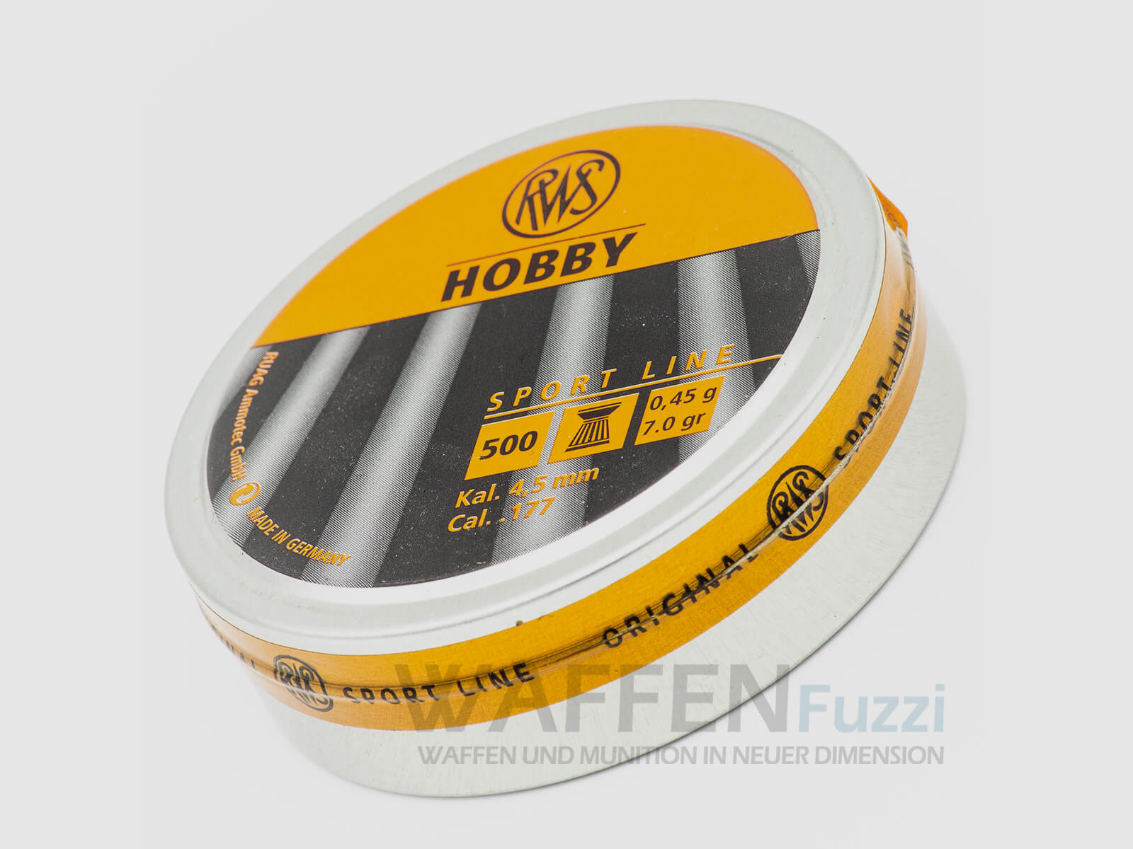 RWS Hobby caliber 4.5mm diabolo ribbed 500 pcs.