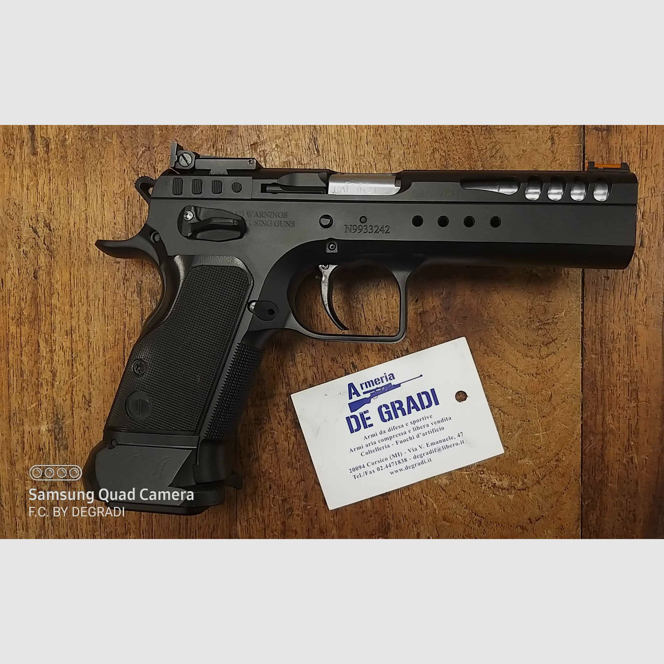 TANFOGLIO LIMITED CUSTOM BLACK 9X21, immagine 4 di 4