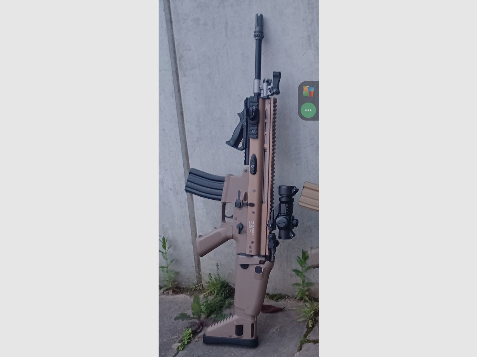 Scar L Wei-etech Socom-L MK16 mod 0 full metal S-AEG 6mm BB desert