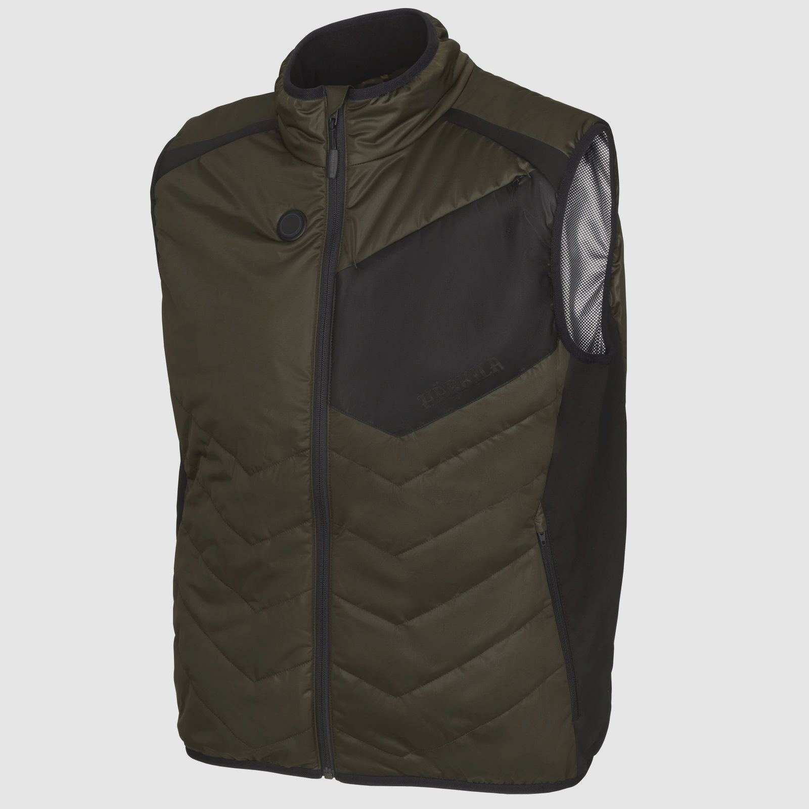 Hrkila Heizweste mit Rundhals Willow Green