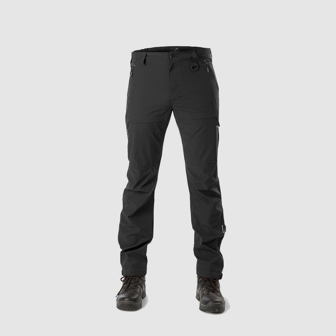 Arrak Outdoor Szybkoschnące Spodnie Męskie Czarne 50