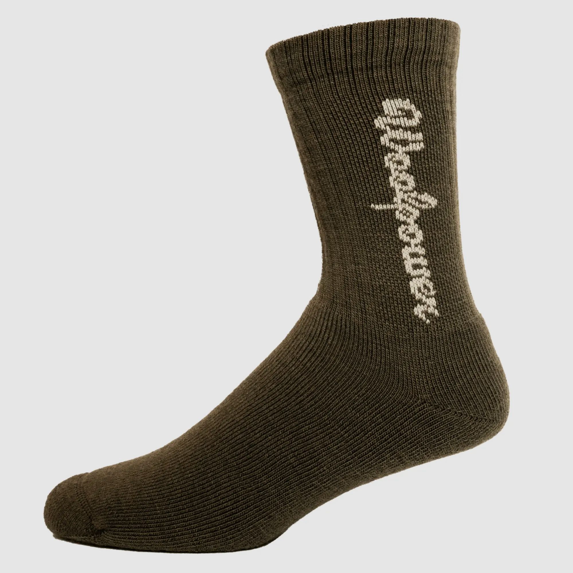 Woolpower Socken 400 Logo (Pine Green)