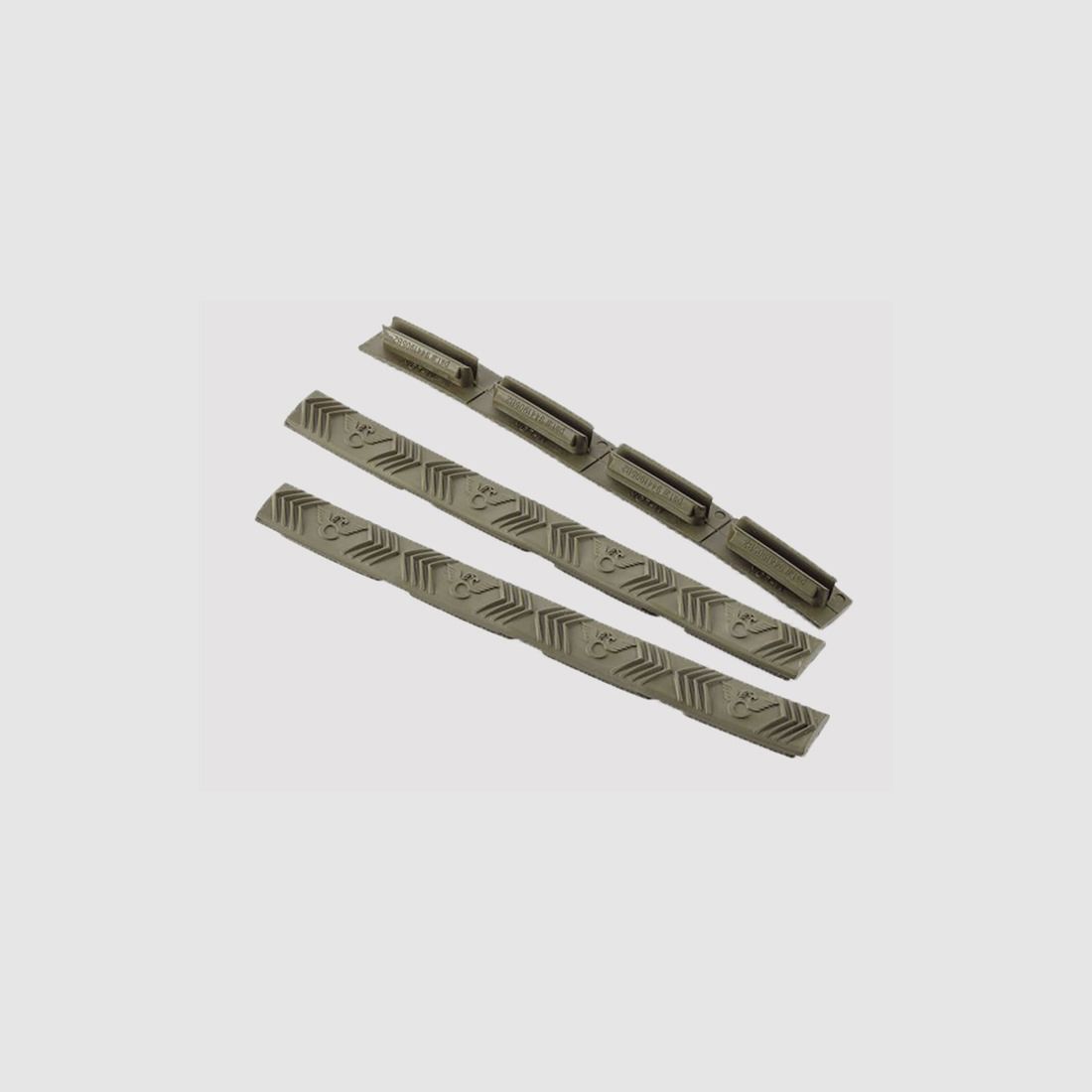 WILSON COMBAT M-LOK RAIL COVER 4-SLOT 3-PACK OD GREEN, image 1 of 2