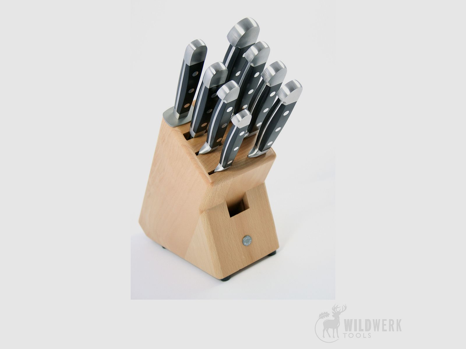 Güde Knife Block 8 pcs Natural