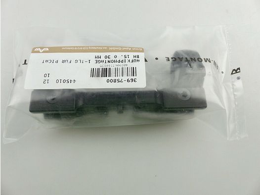 EAW 369-75800 Aufkippmontage 1TLG Picatinnyprisma BH 15mm, Durchmesser 30 mm