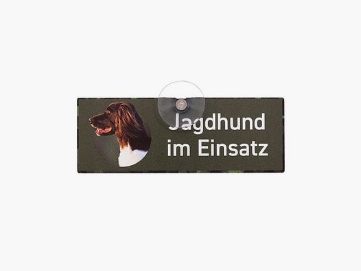 Wilde Hilde Car Plate | Small Münsterländer