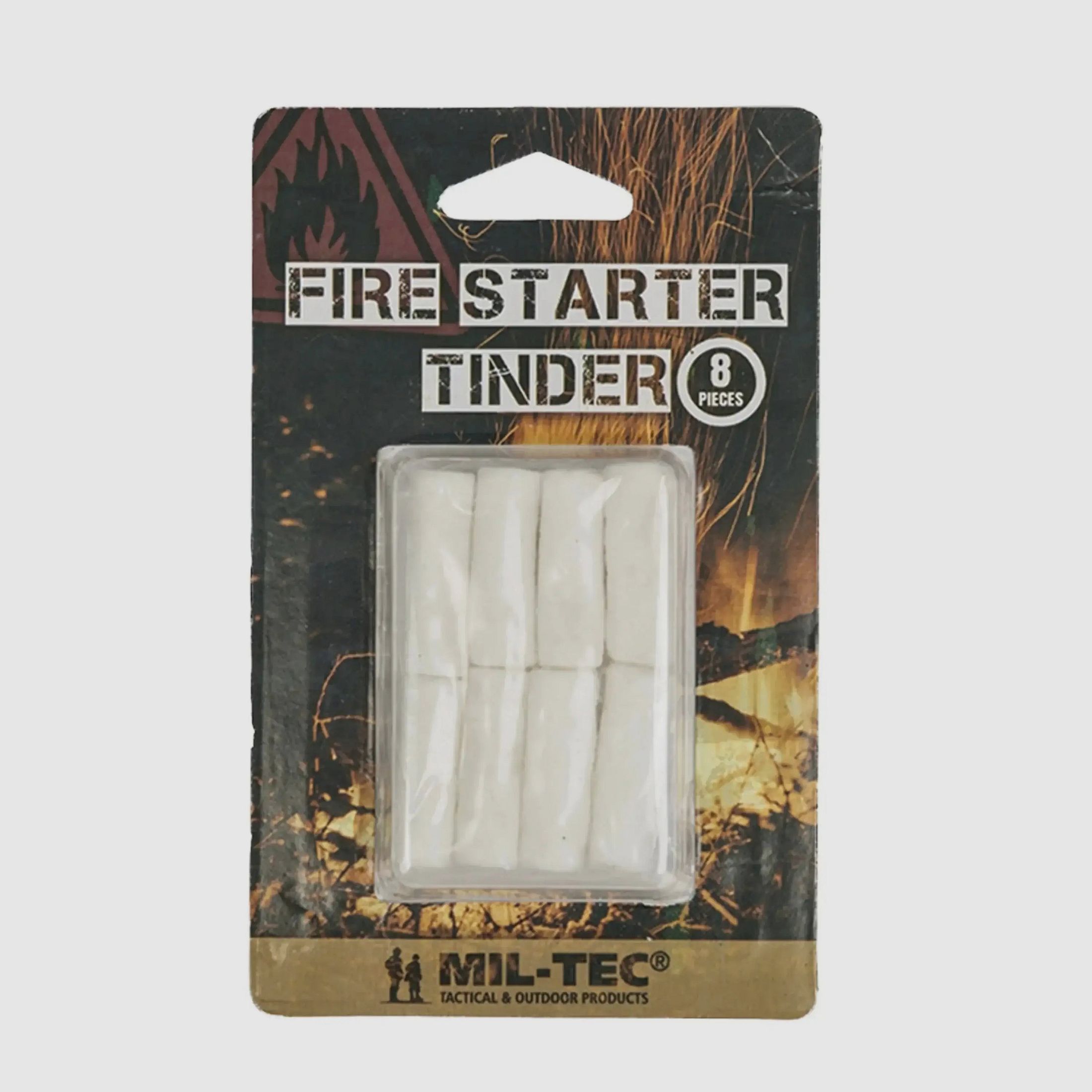 Mil-Tec Encendedor de Fuego Tinder 8 Piezas