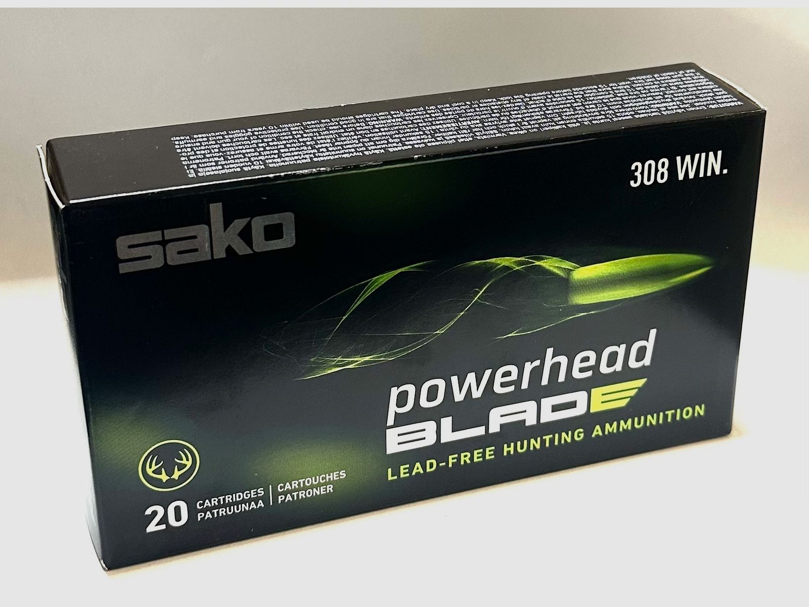 Sako 133000944 .308 Win. Powerhead Blade 10,5g 162grs. Bleifrei Büchsenmunition