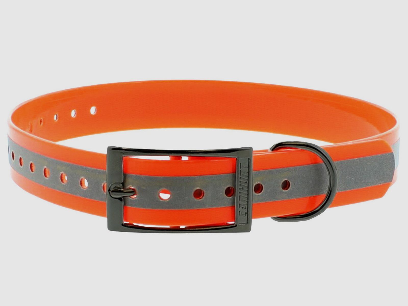 Canihunt dog collar with reflective stripes