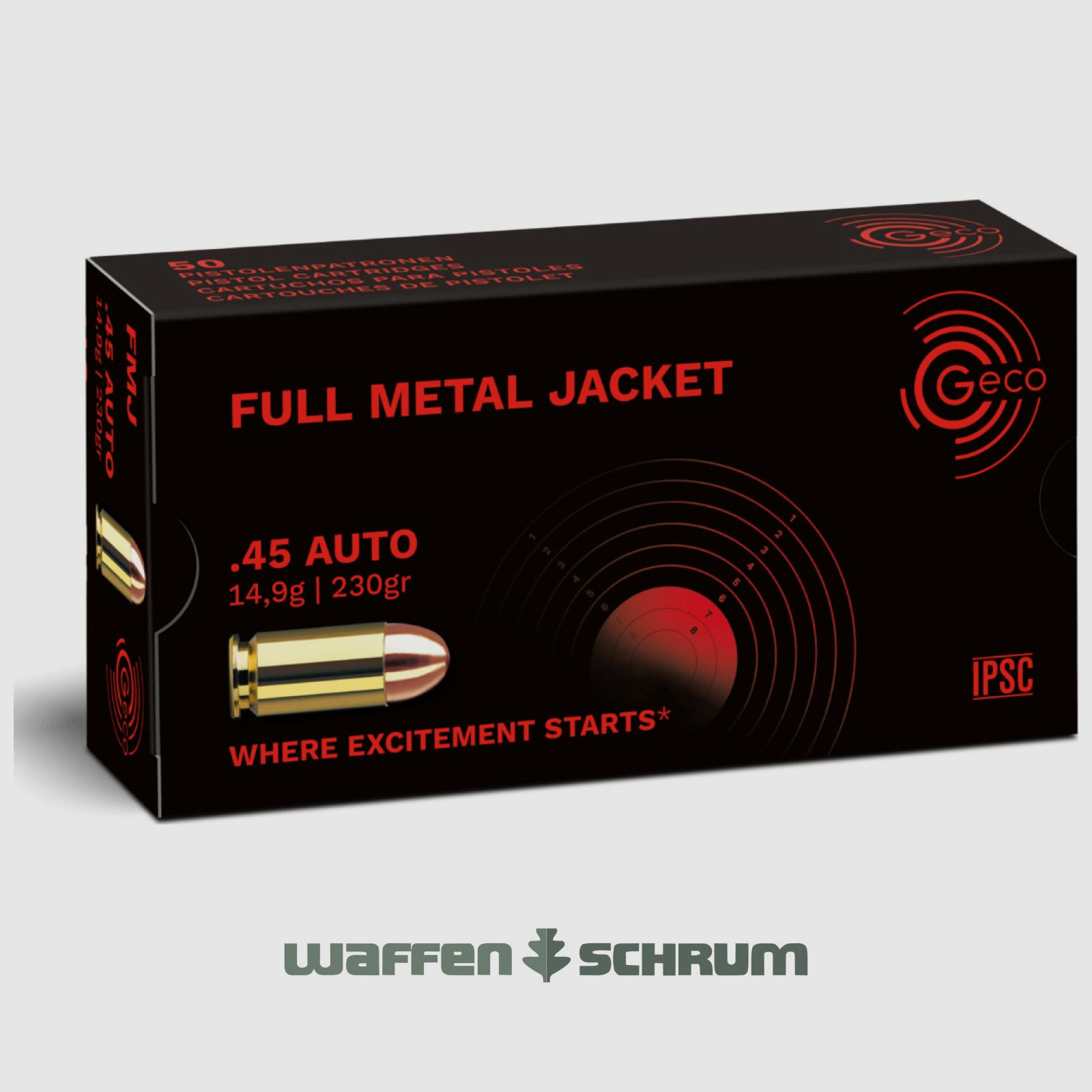 Geco VMR 14,9g - 230gr .45Auto