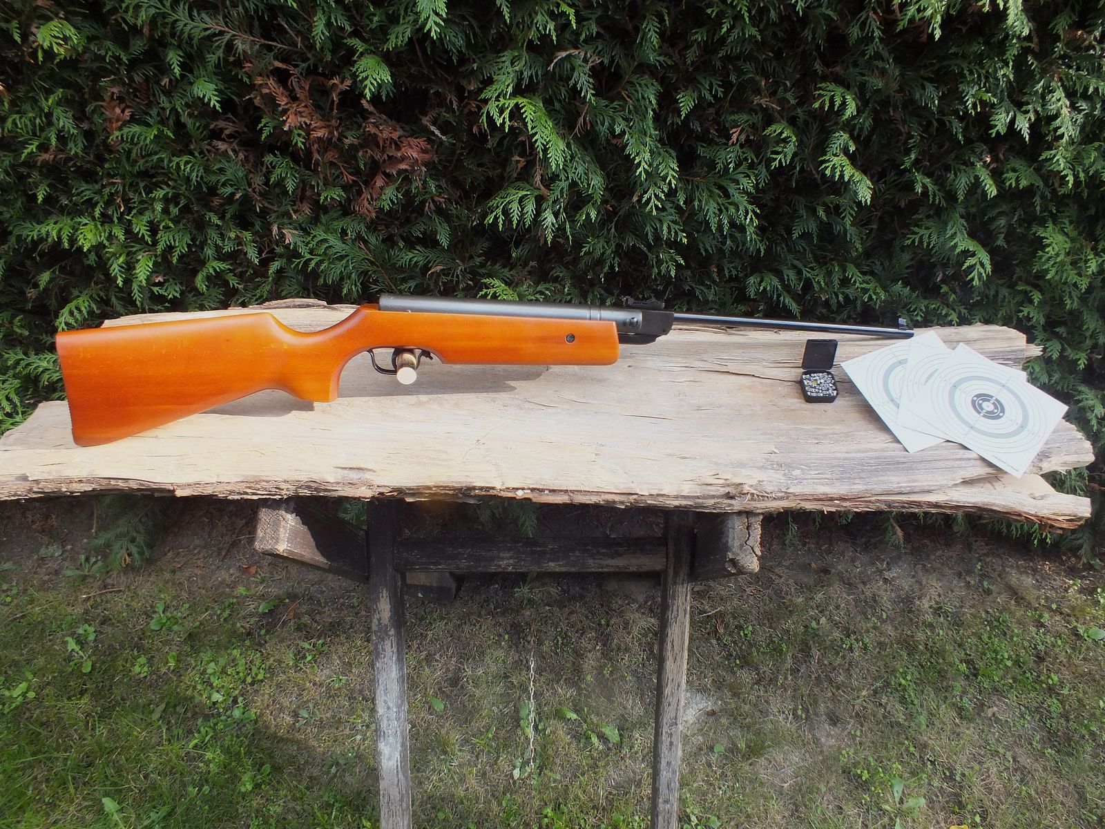 Suhler luchtgeweer Haenel Modell 300- 3 met sportschaft in originele staat., afbeelding 5 van 6