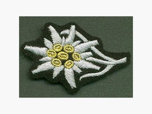 Mützen-Edelweiß Gebirgsjäger Offizier Elite Repro !!!