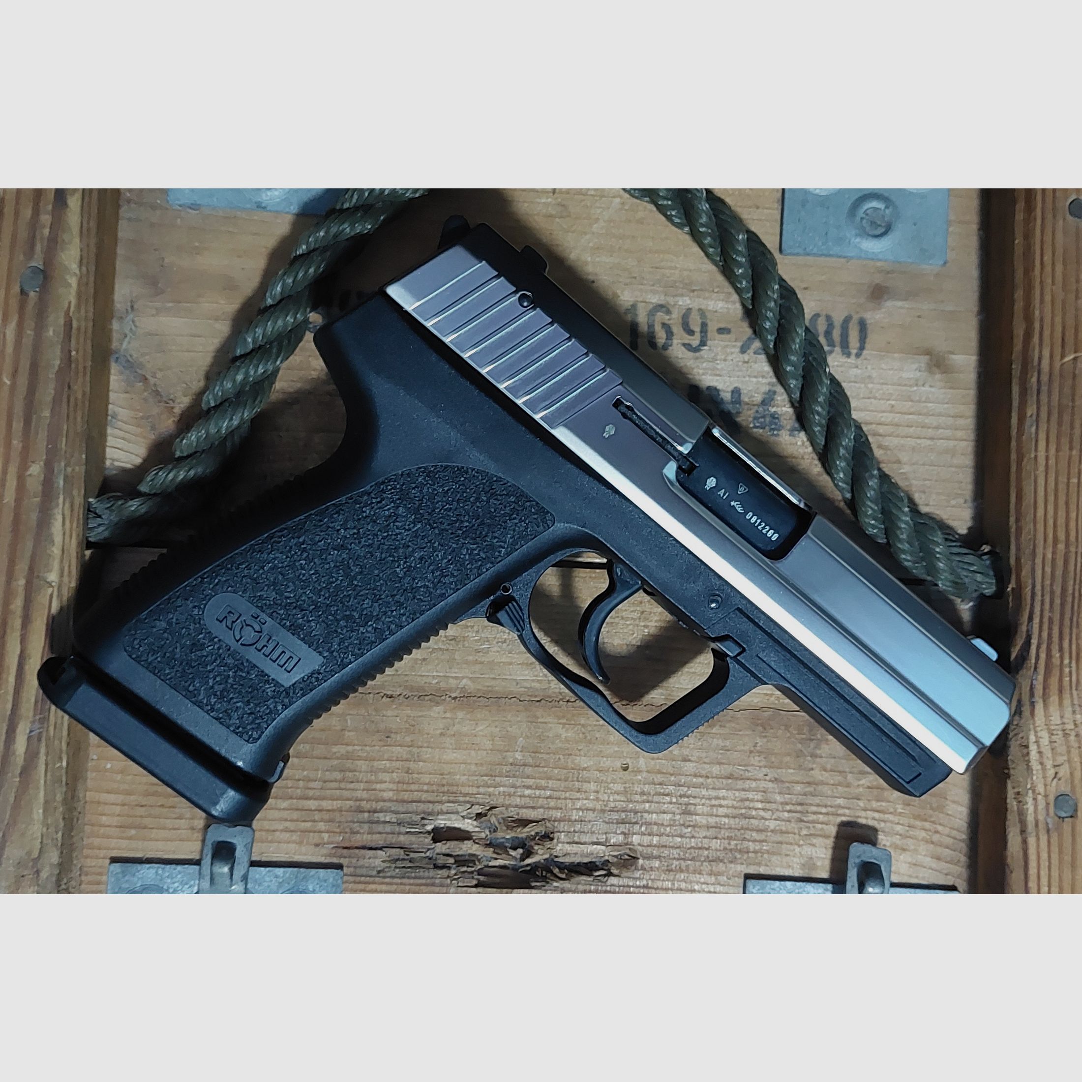 RÖHM - RG96 - Match - matte chrome (PTB 699) Glock RG 96 Walther