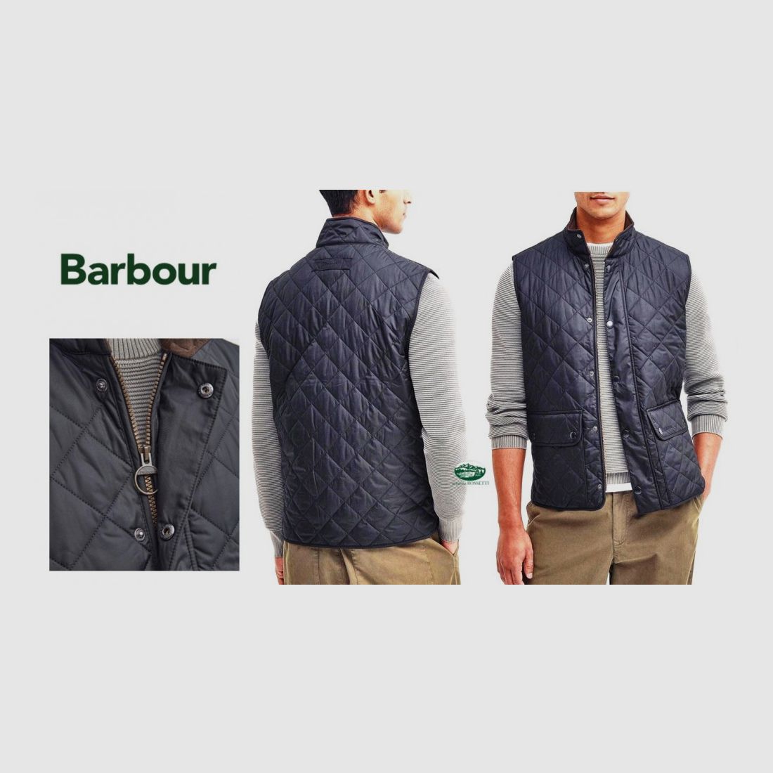 BARBOUR Gilet Lowerdale matelassé en bleu