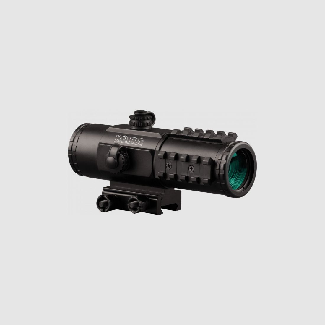 Konus Sight-Pro PTS2 3x30 mit Montage für Weaver und Picatinny inkl. Flip-Up Kappen