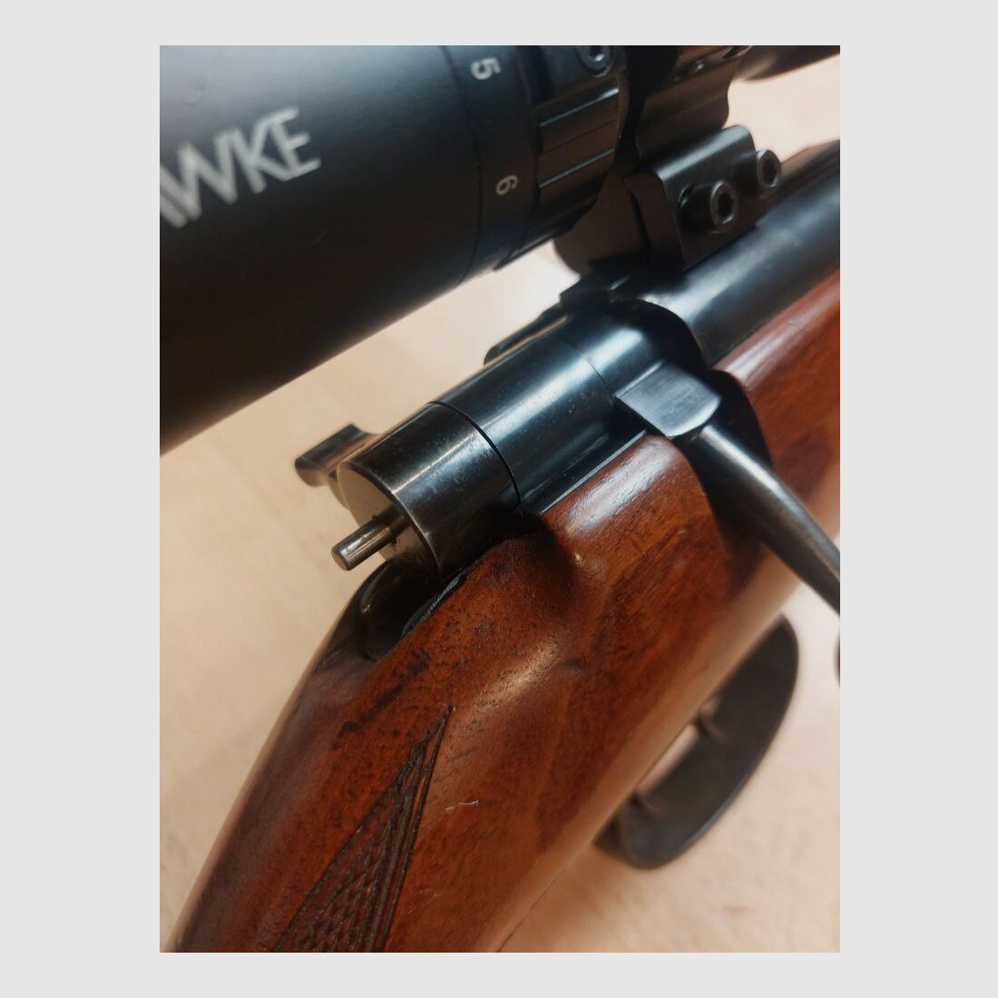 Anschütz, Ulm Match 54, Stutzen