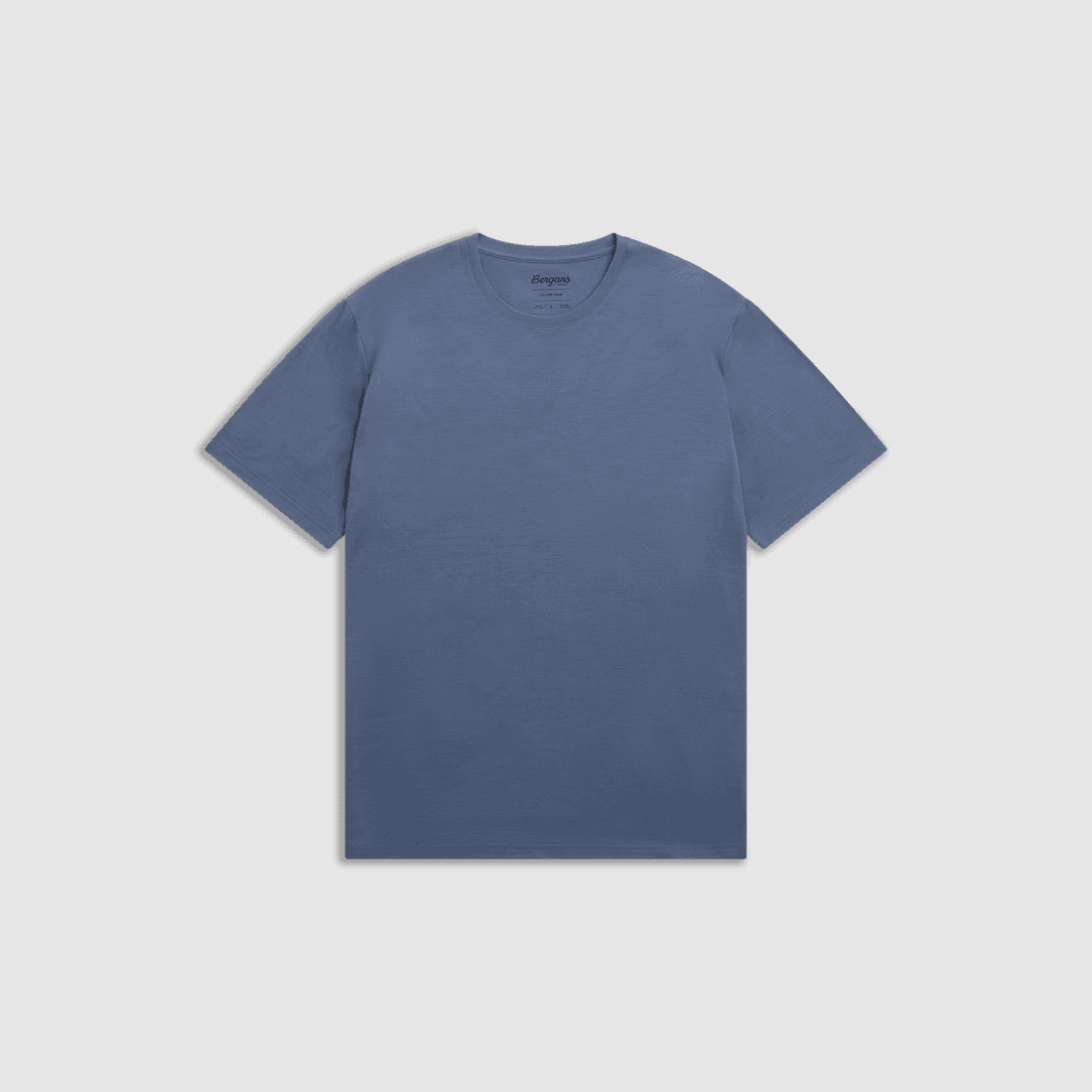 Bergans Merino Light Tee Mannen Granite Blue XXL