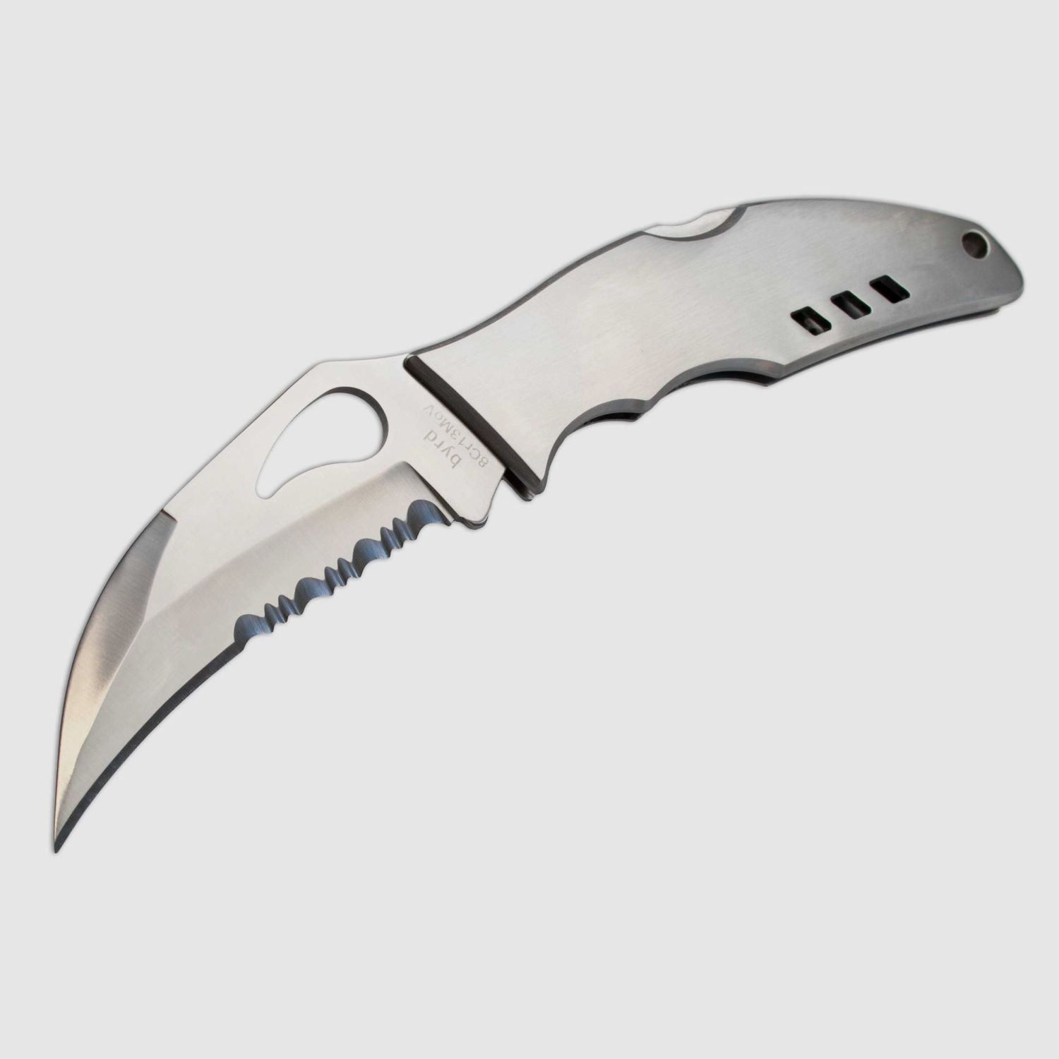 Taschenmesser Crossbill Karambit mit Teilwellenschliff