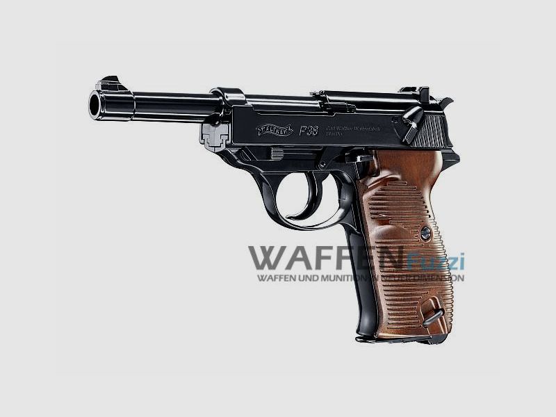 Walther P38 CO2 Pistool 4,5 mm BB, geblauwde, afbeelding 2 van 3