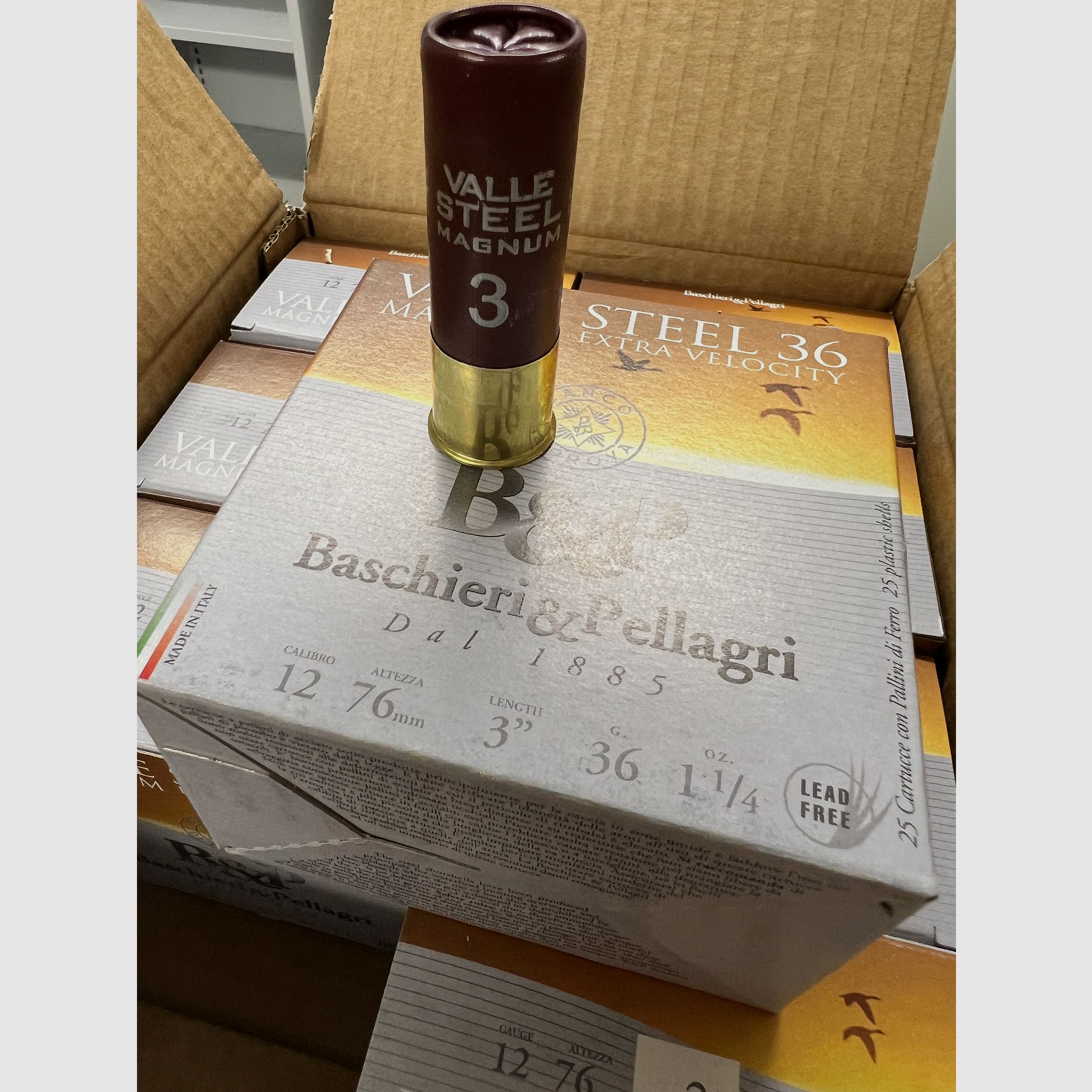 Baschieri & Pellagri Baschieri & Pellagri 12/76 Valle Steel *Bleifrei* Magnum Steel HV 3,3mm 36g