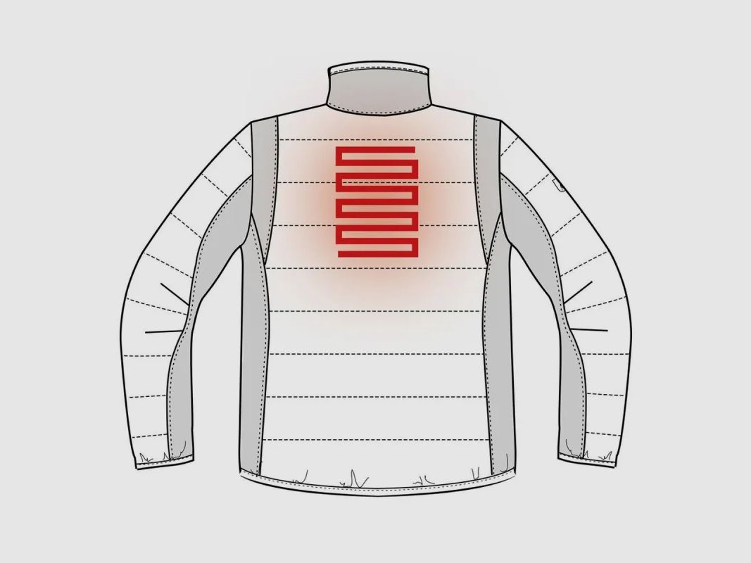 Veste chauffante Deerhunter marron en polyamide ripstop, image 6 sur 15